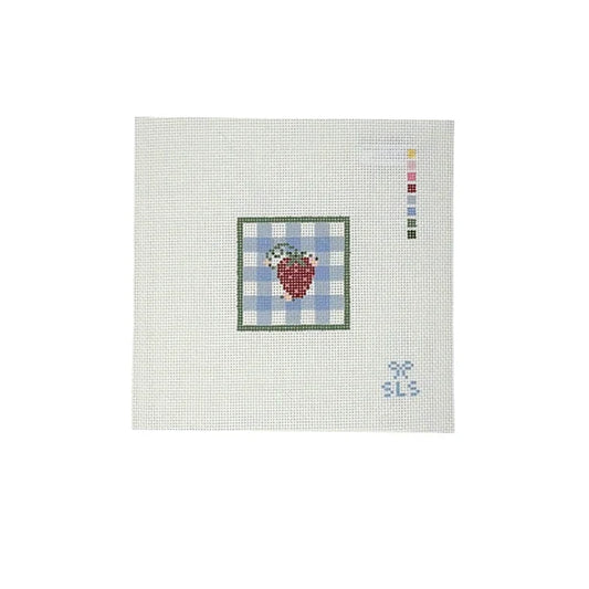 Strawberry & Gingham Mini (Blue)
