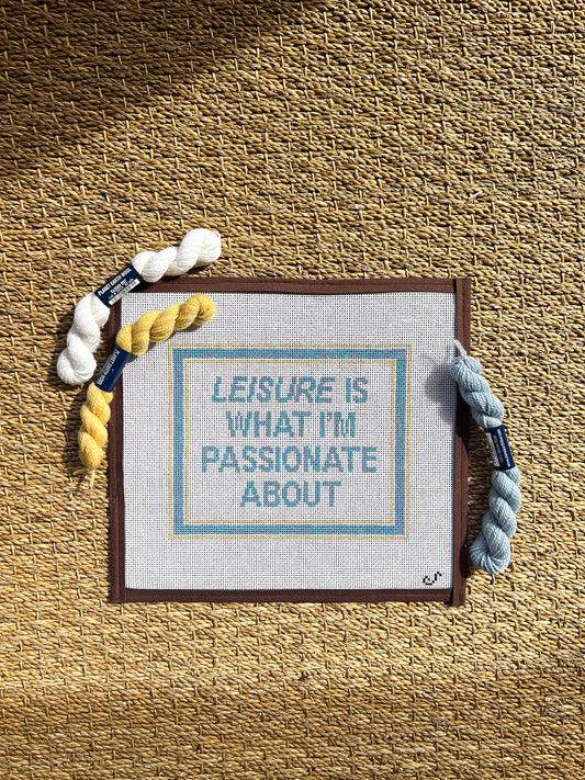 Leisure Is What I'm Passionate About