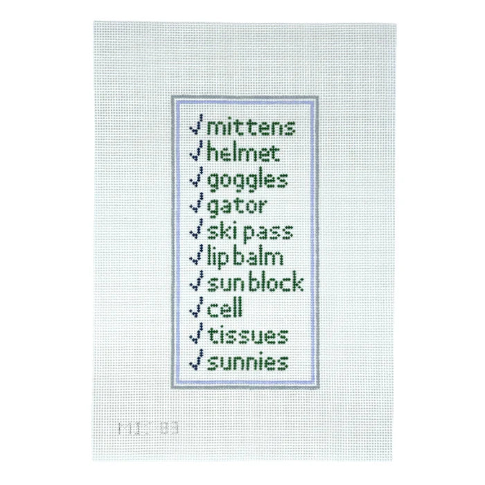 Checklist Winter Ski