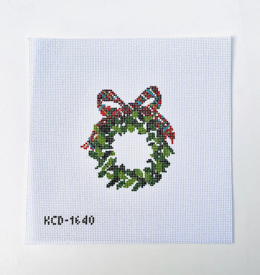 Monogramable Wreath-Plaid