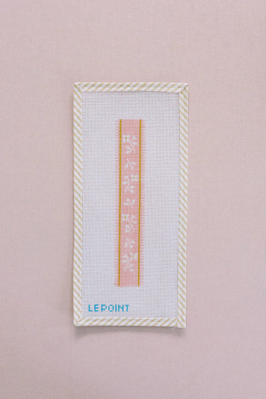 French Ribbon Keychain-Pink