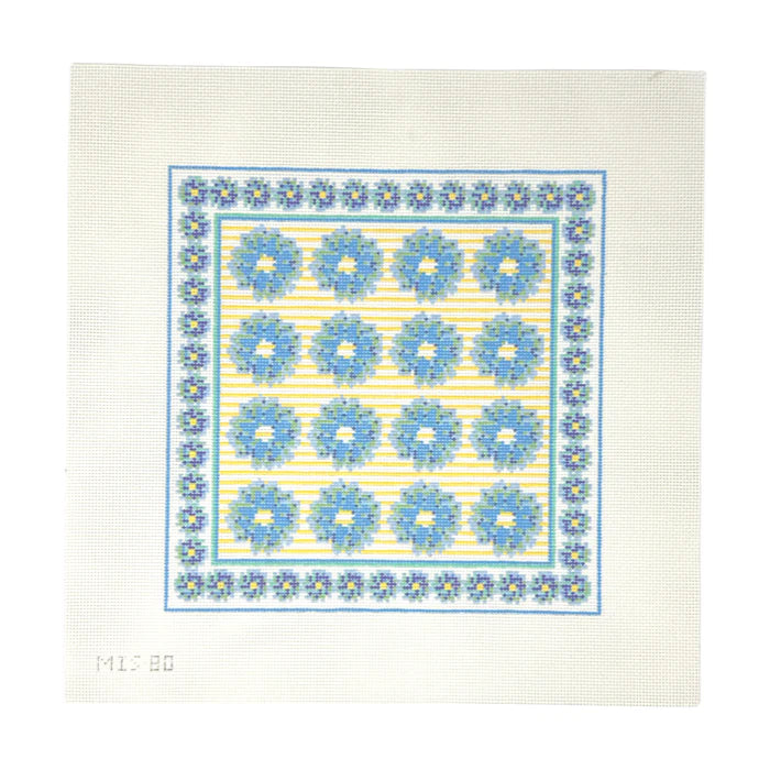 Blue Flowers Tray
