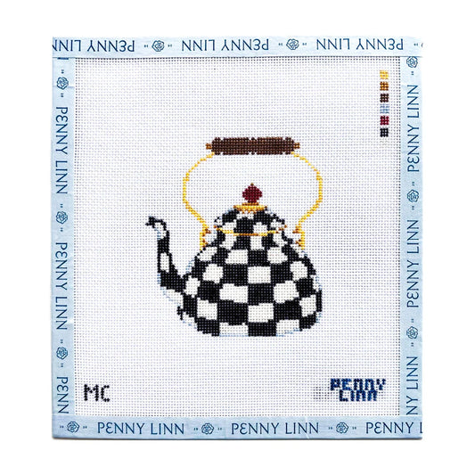Mackenzie Childs Courtly Check Tea Kettle