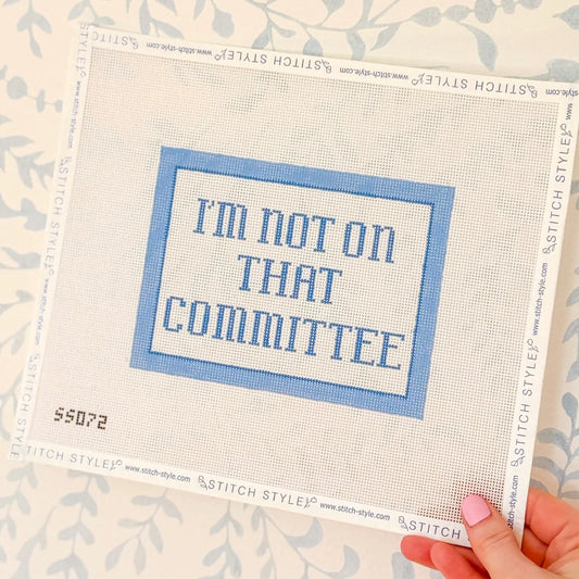 I'm Not On That Committee