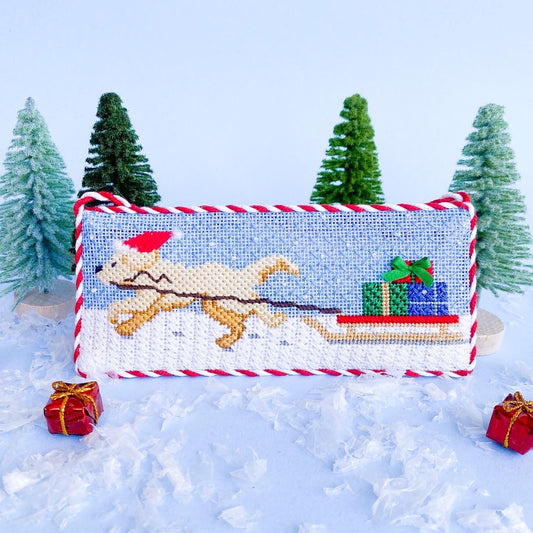 Santa's Little Helper-Yellow Lab