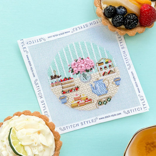Tea for Two (w/ stitch guide)