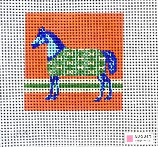 Blue "H" Coat Horse