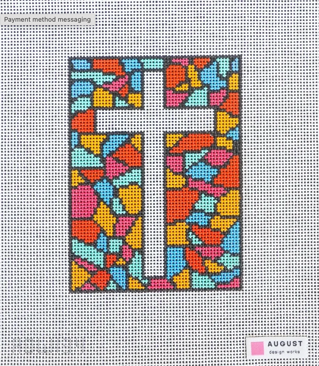 Radiant Dawn Stained Glass Cross
