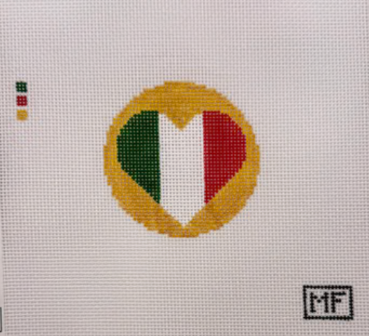 Heart Flag Mini-Italy