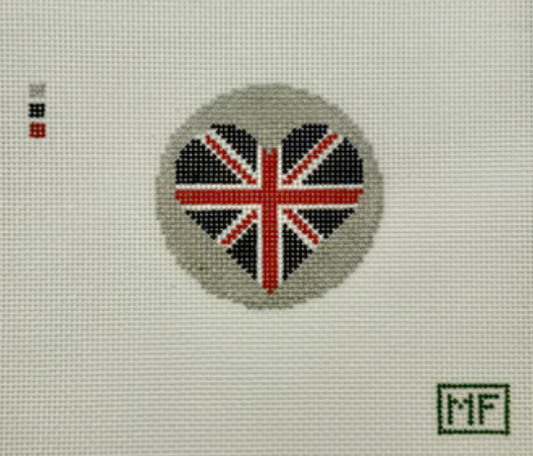 Heart Flag Mini-United Kingdom