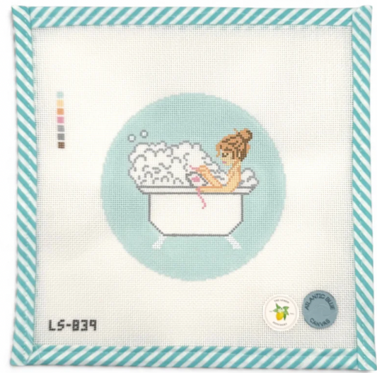 Bathtub Needlepointing