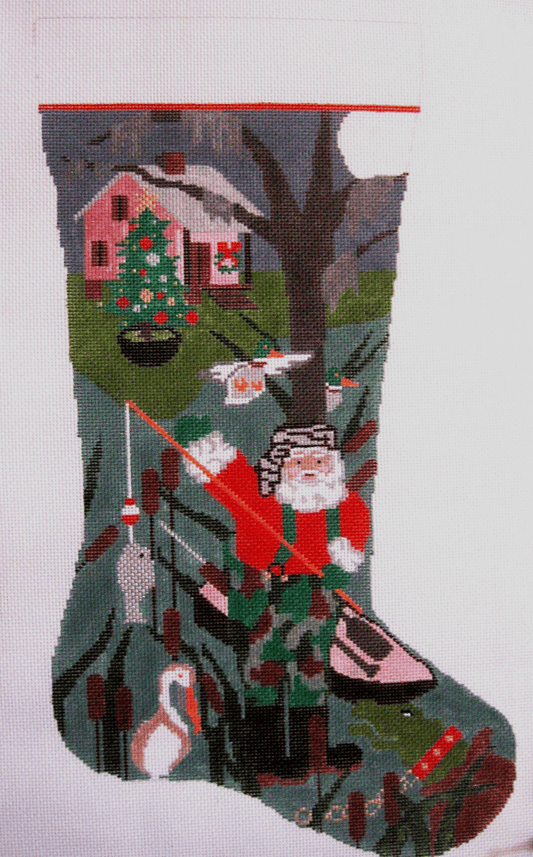 Cajun Scene Stocking