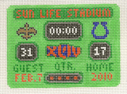 Saints Super Bowl Scoreboard
