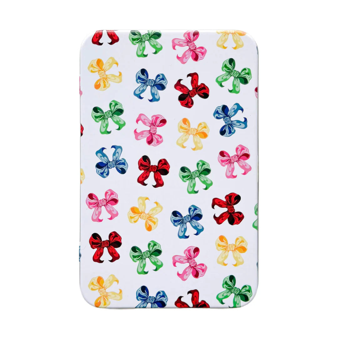 The Collection Bow Printed Tin Box with Magnet