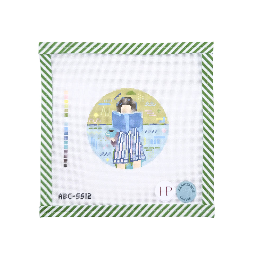Reading Girl Round