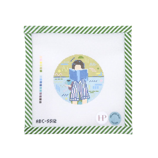 Reading Girl Round