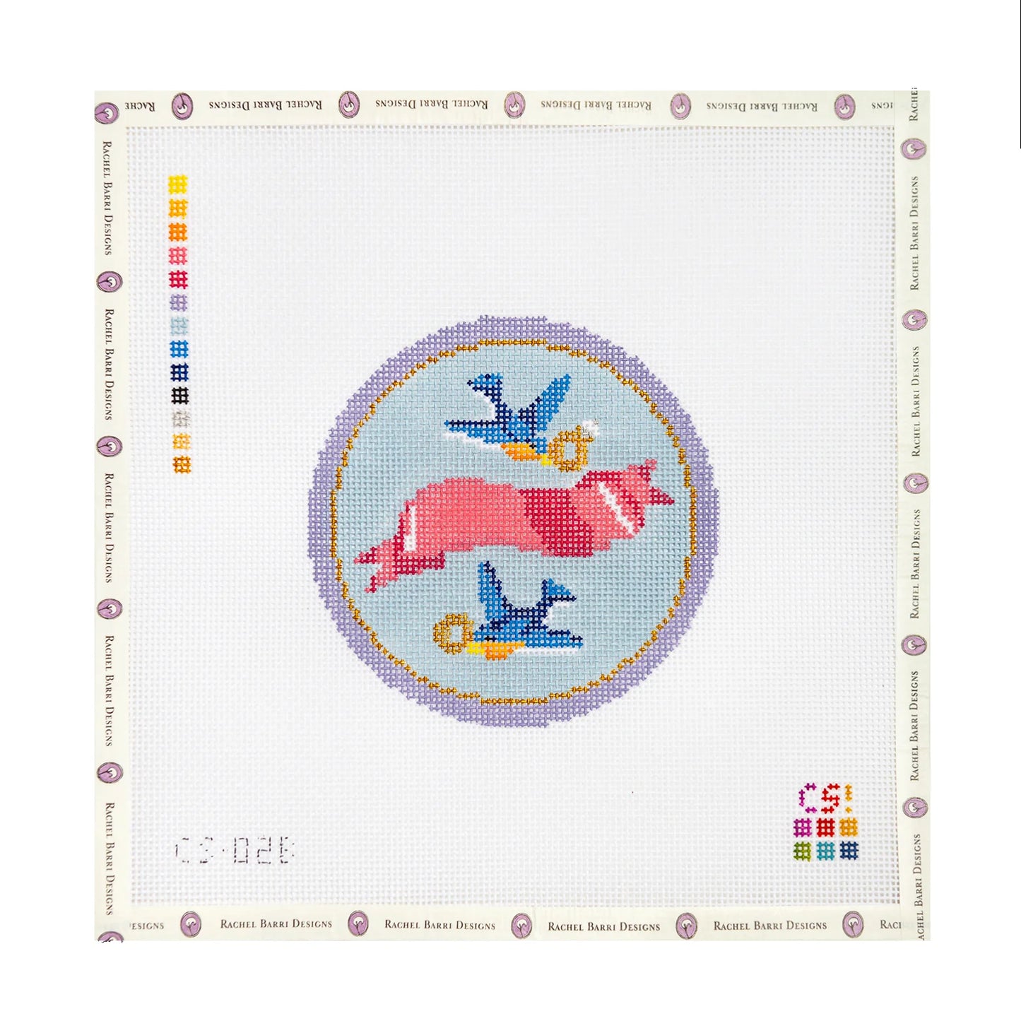 Love Birds Round-Blank