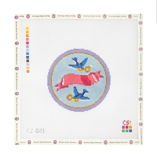 Love Birds Round-Blank