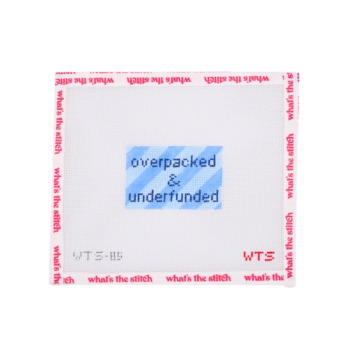 Overpacked and Underfunded Luggage Tag