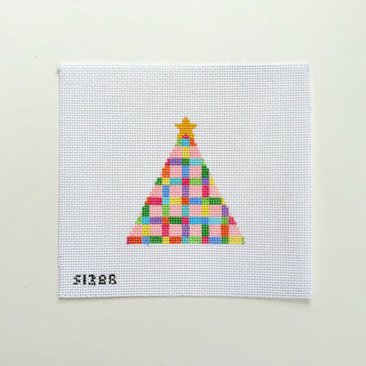 Multi Colored Plaid Tree
