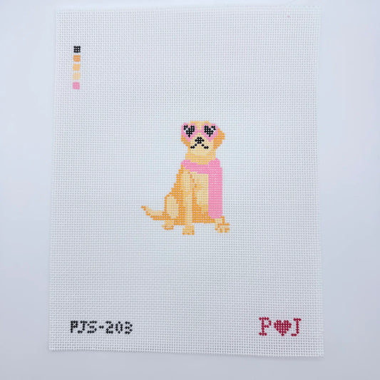 Mini Fab Pup, Yellow Lab